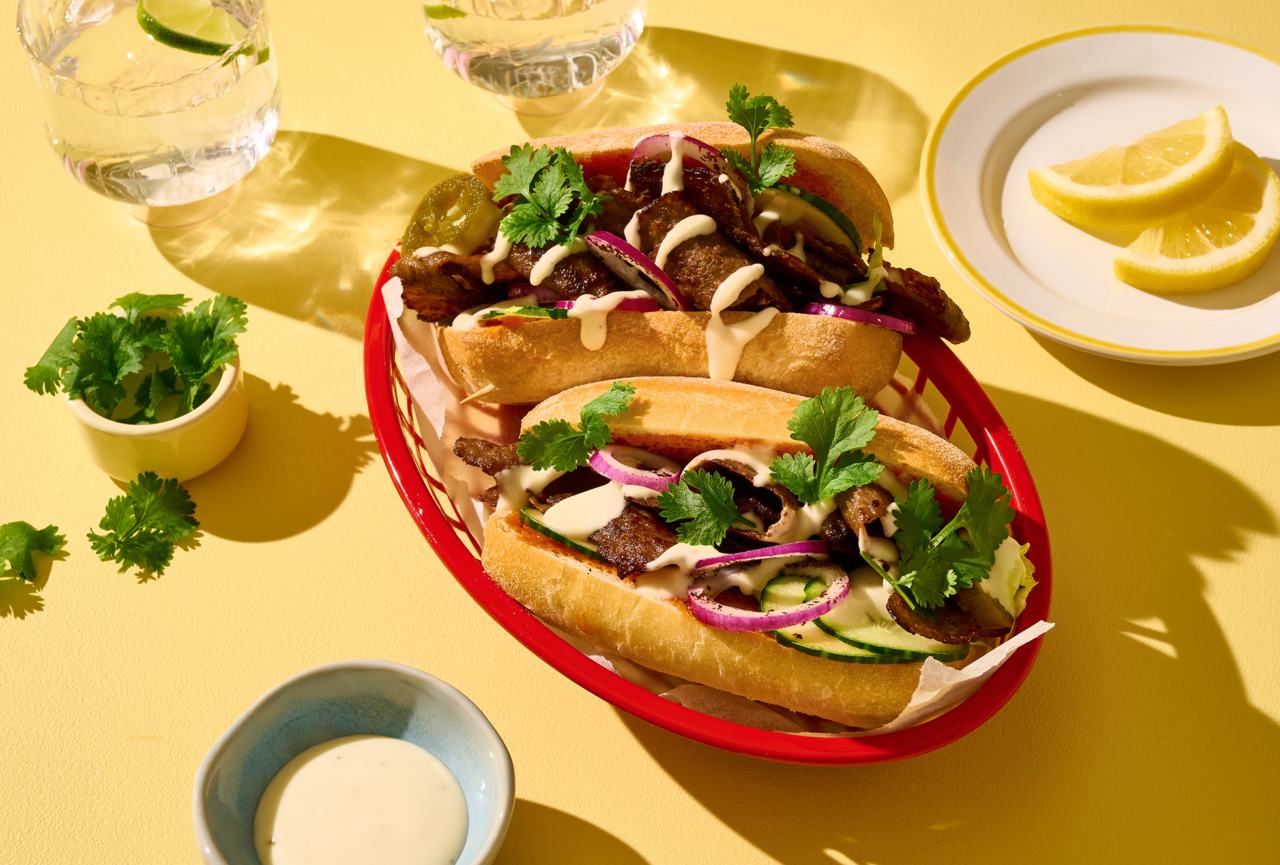 Kebab i bröd på tyskt vis