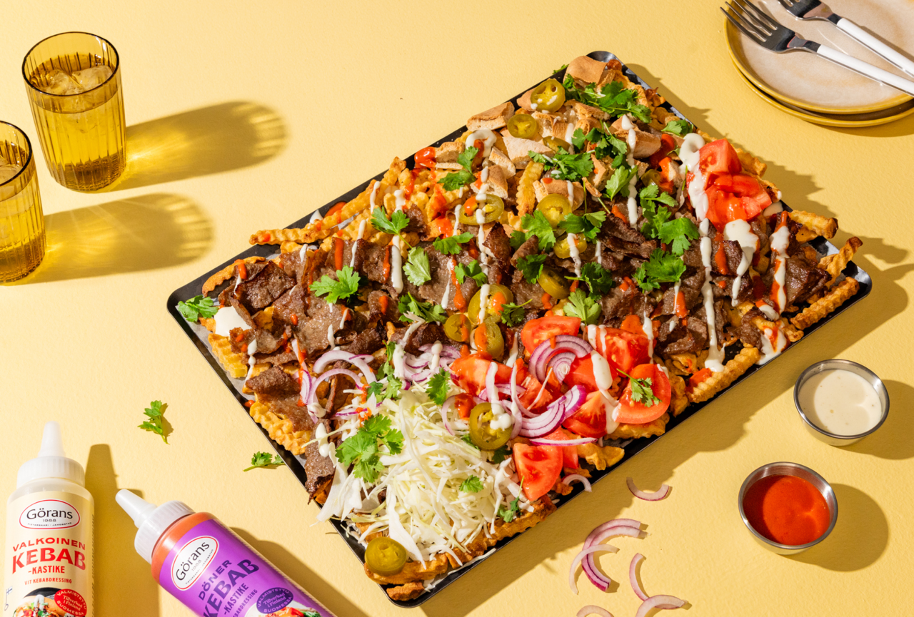 Kebabpelti kasviksilla